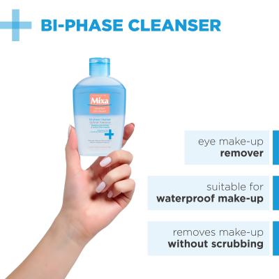 Mixa Optimal Tolerance Bi-phase Cleanser Augen-Make-up-Entferner für Frauen 125 ml