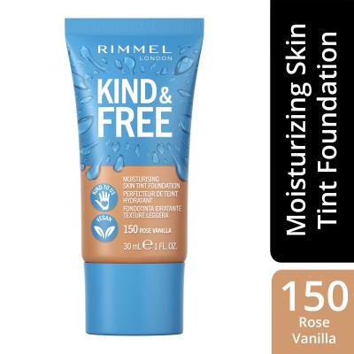 Rimmel London Kind &amp; Free Skin Tint Foundation Foundation für Frauen 30 ml Farbton  150 Rose Vanilla