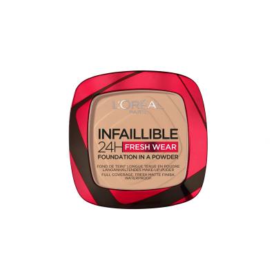 L'Oréal Paris Infaillible 24H Fresh Wear Foundation In A Powder Foundation für Frauen 9 g Farbton  120 Vanilla