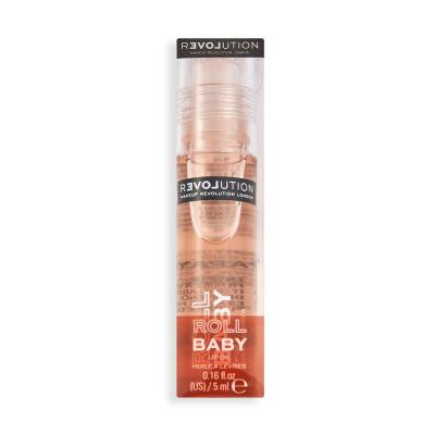 Revolution Relove Baby Roll Lip Oil Lippenöl für Frauen 5 ml Farbton  Papaya