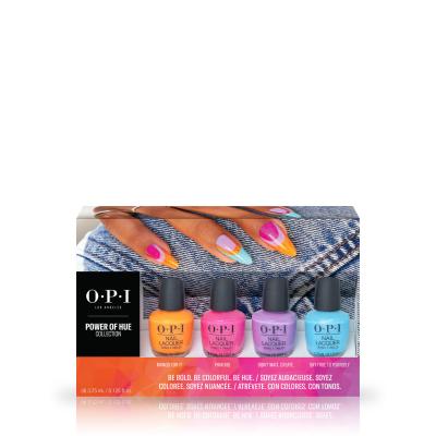 OPI Nail Lacquer Power Of Hue Collection Geschenkset Nagellack 3,75 ml + Nagellack 3,75 ml Pink Big NL B004 + Nagellack 3,75 ml Don´t Wait Create NL B006 + Nagellack 3,75 ml Sky True to Yourself NL B 007