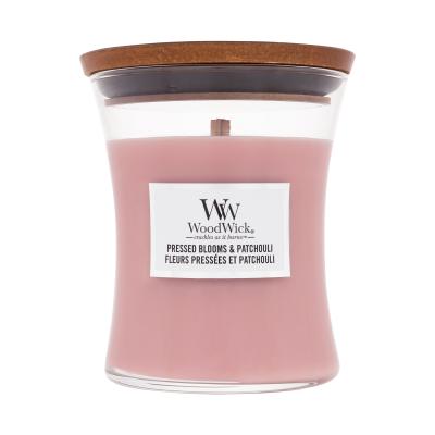 WoodWick Pressed Blooms & Patchouli Duftkerze 275 g
