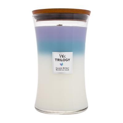 WoodWick Trilogy Calming Retreat Duftkerze 610 g