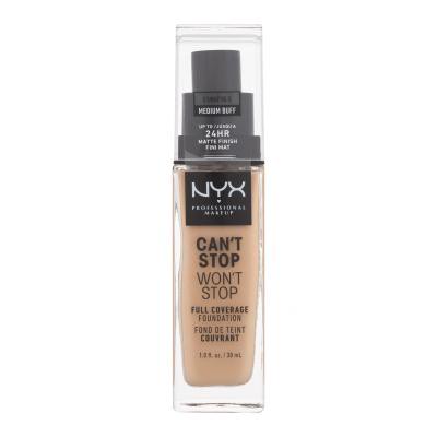 NYX Professional Makeup Can't Stop Won't Stop Foundation für Frauen 30 ml Farbton  10.5 Medium Buff