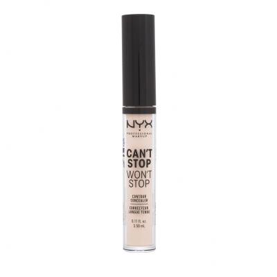 NYX Professional Makeup Can't Stop Won't Stop Contour Concealer Concealer für Frauen 3,5 ml Farbton  04 Light Ivory