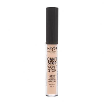 NYX Professional Makeup Can't Stop Won't Stop Contour Concealer Concealer für Frauen 3,5 ml Farbton  7.5 Soft Beige