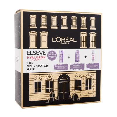 L'Oréal Paris Elseve Hyaluron Plump Geschenkset Shampoo Elseve Hyaluron Plump 250 ml + Conditioner Elseve Hyaluron Plump 200 ml + Haarserum Elseve Hyaluron Plump 150 ml