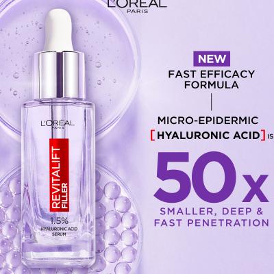 L&#039;Oréal Paris Revitalift Filler HA 1,5% Gesichtsserum für Frauen 30 ml