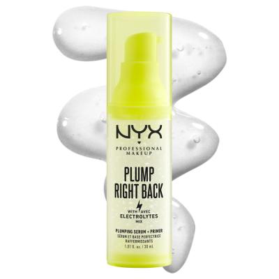 NYX Professional Makeup Plump Right Back Plumping Serum + Primer Make-up Base für Frauen 30 ml