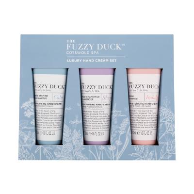 Baylis & Harding The Fuzzy Duck Cotswold Spa Geschenkset Handcreme The Fuzzy Duck Cotswold Spa Calm 50 ml + Handcreme The Fuzzy Duck Cotswold Spa Sleep 50 ml + Handcreme The Fuzzy Duck Cotswold Spa Indulge 50 ml