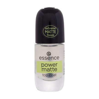 Essence Power Matte Top Coat Nagellack für Frauen 8 ml