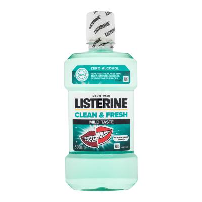 Listerine Clean & Fresh Mild Taste Mouthwash Mundwasser 500 ml