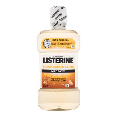 Listerine Fresh Ginger & Lime Mild Taste Mouthwash Mundwasser 500 ml