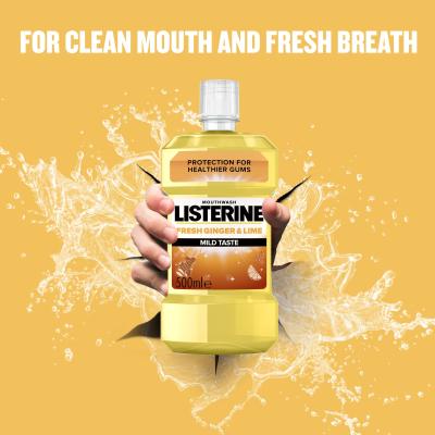 Listerine Fresh Ginger &amp; Lime Mild Taste Mouthwash Mundwasser 500 ml
