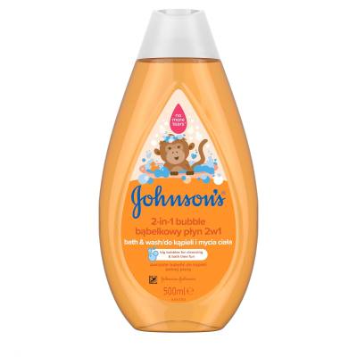 Johnson´s Kids 2-in-1 Bubble Bath & Wash Badeschaum für Kinder 500 ml