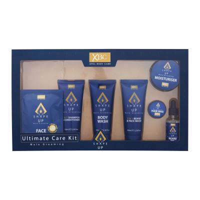 Xpel Shape Up Ultimate Care Kit Geschenkset Duschgel Shape Up 100 ml + Reinigungsgel für Gesicht Shape Up 100 ml + Shampoo Shape Up 100 ml + Gesichtscreme Shape Up 100 ml + Bartöl Shape Up 30 ml + Bartwachs Shape Up 20 g + Gesichtsmaske Shape Up 1 St.