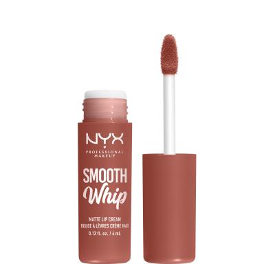 NYX Professional Makeup Smooth Whip Matte Lip Cream Lippenstift für Frauen 4 ml Farbton  04 Teddy Fluff