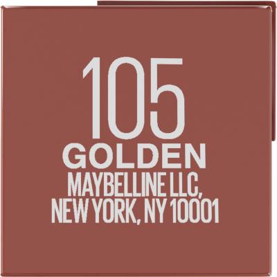 Maybelline Superstay Vinyl Ink Liquid Lippenstift für Frauen 4,2 ml Farbton  105 Golden