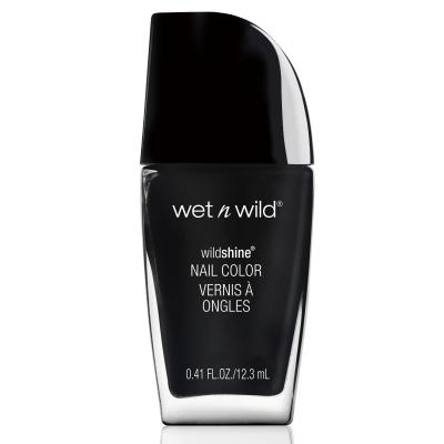 Wet n Wild Wildshine Nagellack für Frauen 12,3 ml Farbton  E485D Black Creme