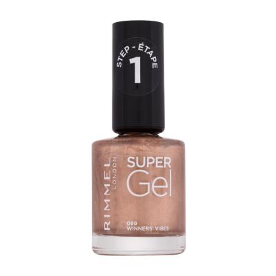 Rimmel London Super Gel STEP1 Nagellack für Frauen 12 ml Farbton  099  Winners´ Vibes