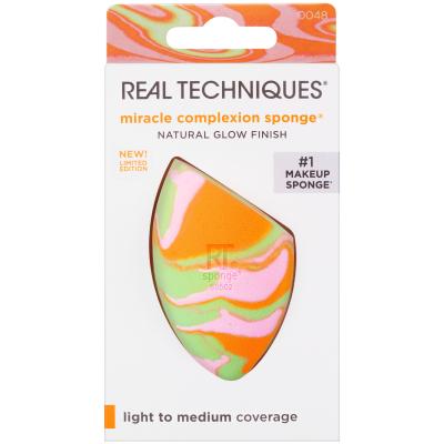 Real Techniques Miracle Complexion Sponge Orange Swirl Limited Edition Applikator für Frauen 1 St.