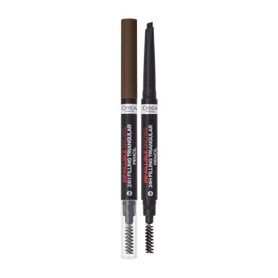 L'Oréal Paris Infaillible Brows 24H Filling Triangular Pencil Augenbrauenstift für Frauen 1 ml Farbton  05 Brunette