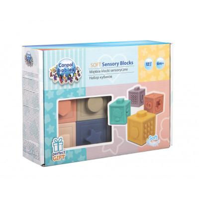 Canpol babies Sensory Soft Blocks Spielzeug für Kinder 12 St.