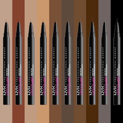 NYX Professional Makeup Lift &amp; Snatch! Augenbrauenstift für Frauen 1 ml Farbton  10 Black