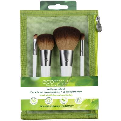 EcoTools Brush On-The-Go Style Kit Pinsel für Frauen Set
