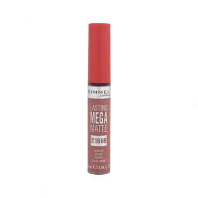 Rimmel London Lasting Mega Matte Liquid Lip Colour Lippenstift für Frauen 7,4 ml Farbton  Pink Blink