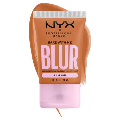 NYX Professional Makeup Bare With Me Blur Tint Foundation Foundation für Frauen 30 ml Farbton  13 Caramel