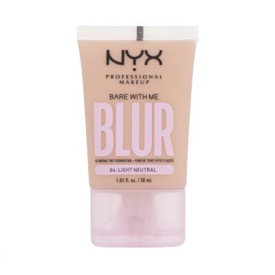 NYX Professional Makeup Bare With Me Blur Tint Foundation Foundation für Frauen 30 ml Farbton  04 Light Neutral