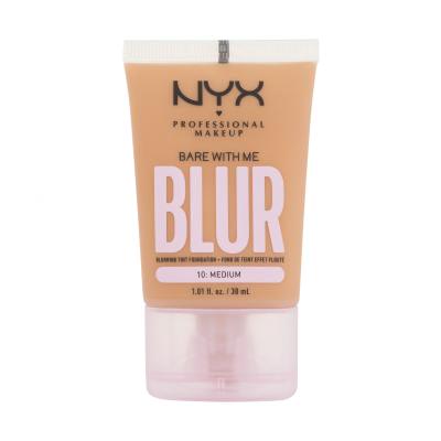 NYX Professional Makeup Bare With Me Blur Tint Foundation Foundation für Frauen 30 ml Farbton  10 Medium