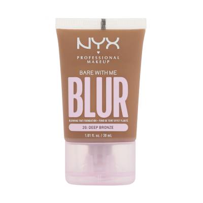 NYX Professional Makeup Bare With Me Blur Tint Foundation Foundation für Frauen 30 ml Farbton  20 Deep Bronze