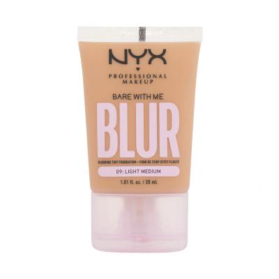 NYX Professional Makeup Bare With Me Blur Tint Foundation Foundation für Frauen 30 ml Farbton  09 Light Medium