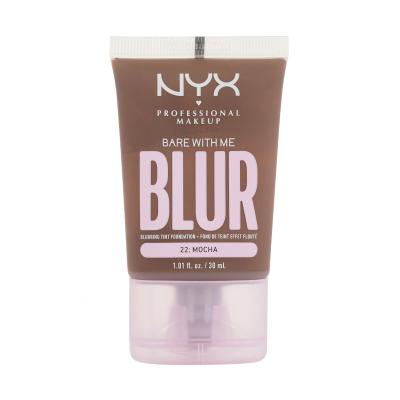 NYX Professional Makeup Bare With Me Blur Tint Foundation Foundation für Frauen 30 ml Farbton  22 Mocha