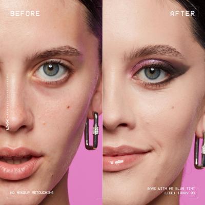 NYX Professional Makeup Bare With Me Blur Tint Foundation Foundation für Frauen 30 ml Farbton  03 Light Ivory