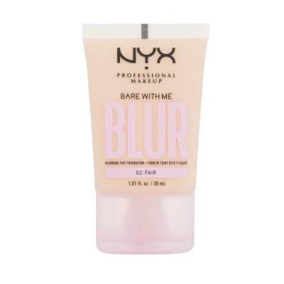 NYX Professional Makeup Bare With Me Blur Tint Foundation Foundation für Frauen 30 ml Farbton  02 Fair