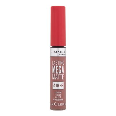 Rimmel London Lasting Mega Matte Liquid Lip Colour Lippenstift für Frauen 7,4 ml Farbton  Strapless