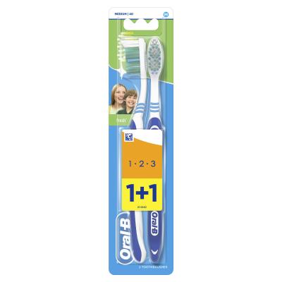 Oral-B 1-2-3 Fresh Medium Zahnbürste Set