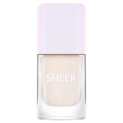 Catrice Sheer Beauties Nail Polish Nagellack für Frauen 10,5 ml Farbton  010 Milky Not Guilty