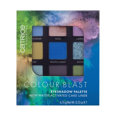 Catrice Colour Blast Eyeshadow Palette Lidschatten für Frauen 6,75 g Farbton  020 Blue meets Lime