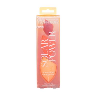 Real Techniques Solar Power Sunsoaked Sponge Trio Applikator für Frauen Set