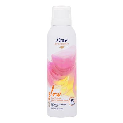 Dove Bath Therapy Glow Shower & Shave Mousse Duschschaum für Frauen 200 ml