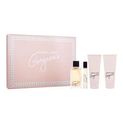 Michael Kors Gorgeous! Geschenkset Eau de Parfum 100 ml + Eau de Parfum 10 ml + Körperlotion 100 ml + Duschgel 100 ml