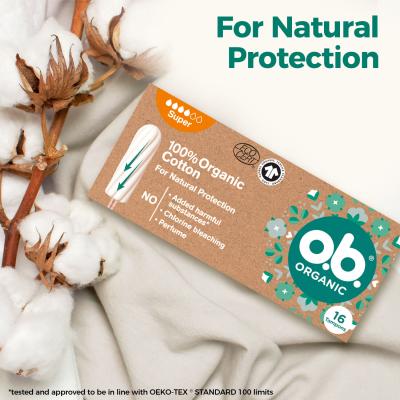 o.b. Organic Super Tampon für Frauen Set