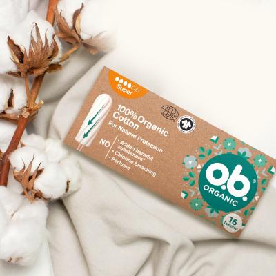 o.b. Organic Super Tampon für Frauen Set
