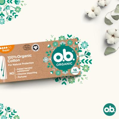 o.b. Organic Super Tampon für Frauen Set