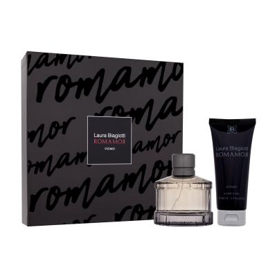 Laura Biagiotti Romamor Uomo Geschenkset Eau de Toilette 75 ml + Duschgel 100 ml