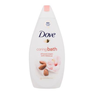 Dove Caring Bath Almond Cream With Hibiscus Badeschaum für Frauen 450 ml